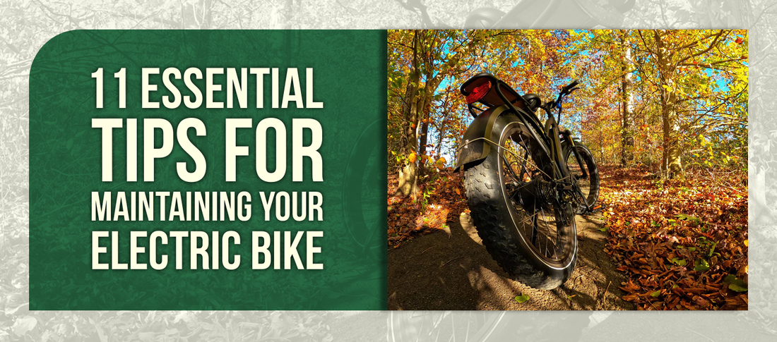 11 Essential Tips for Maintaining Your Electric Bike