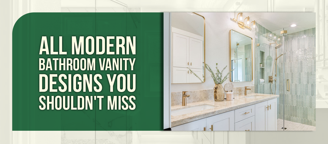 Trendy Choices: All Modern Bathroom Vanity Designs You Shouldn't Miss