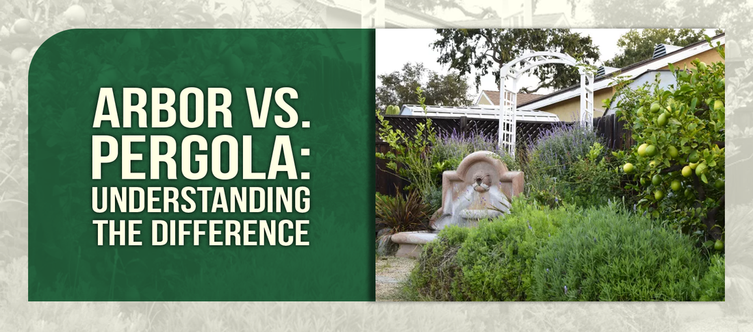 Arbor vs. Pergola: Understanding the Difference