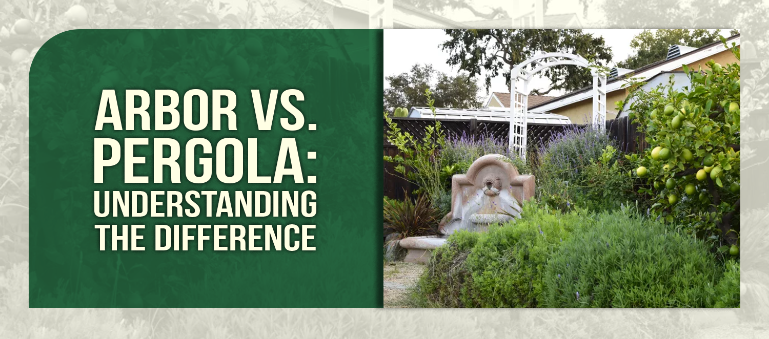 Arbor vs. Pergola: Understanding the Difference