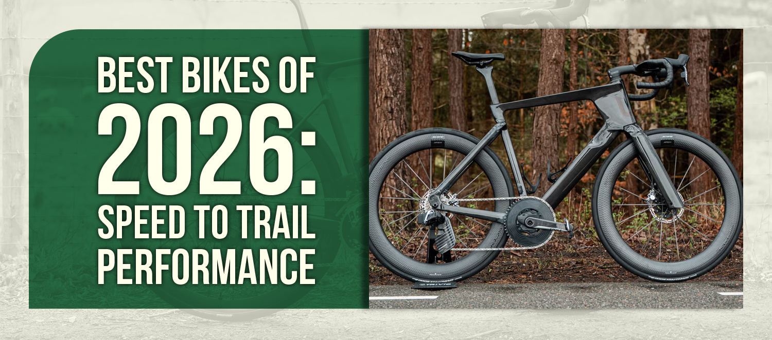 Top Bikes Worth Riding in 2026: From Aero Speed Machines to 32-Inch Wheel Trail Crushers