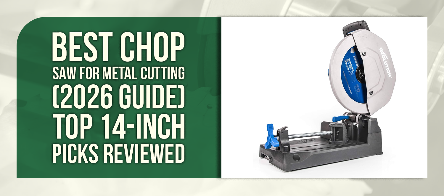 Best Chop Saw for Metal Cutting (2026 Guide). Top 14-Inch Picks Reviewed