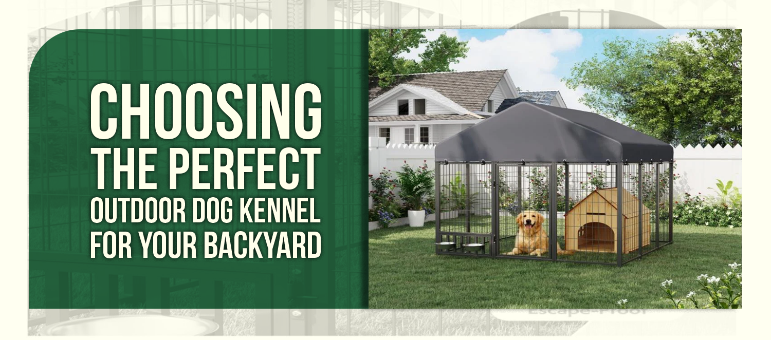 Choosing the Perfect Outdoor Dog Kennel for Your Backyard