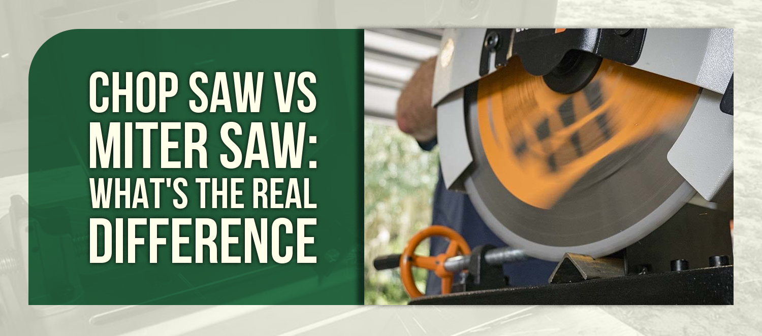 Chop Saw vs Miter Saw: What's the Real Difference