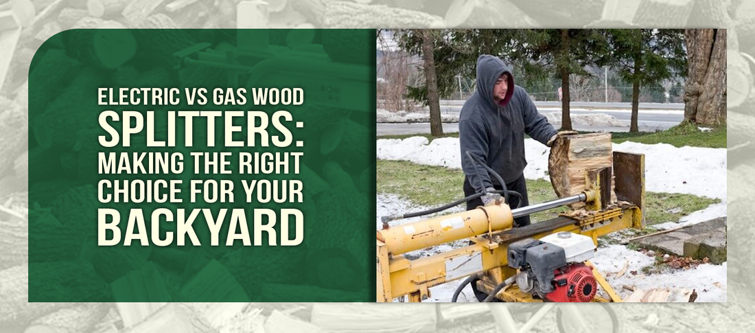 Electric vs Gas Wood Splitters: Making the Right Choice for Your Backyard