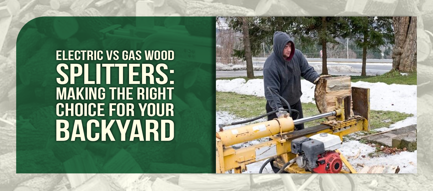 Electric vs Gas Wood Splitters: Making the Right Choice for Your Backyard