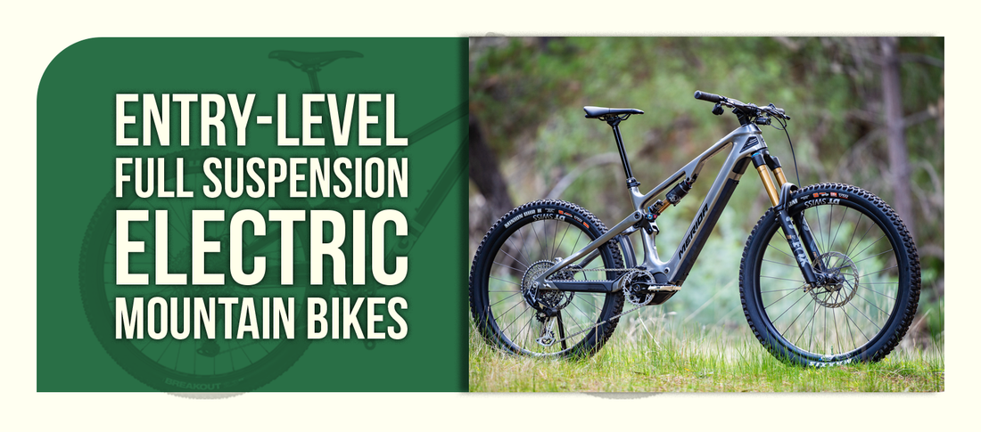 Entry-Level Full Suspension Electric Mountain Bikes