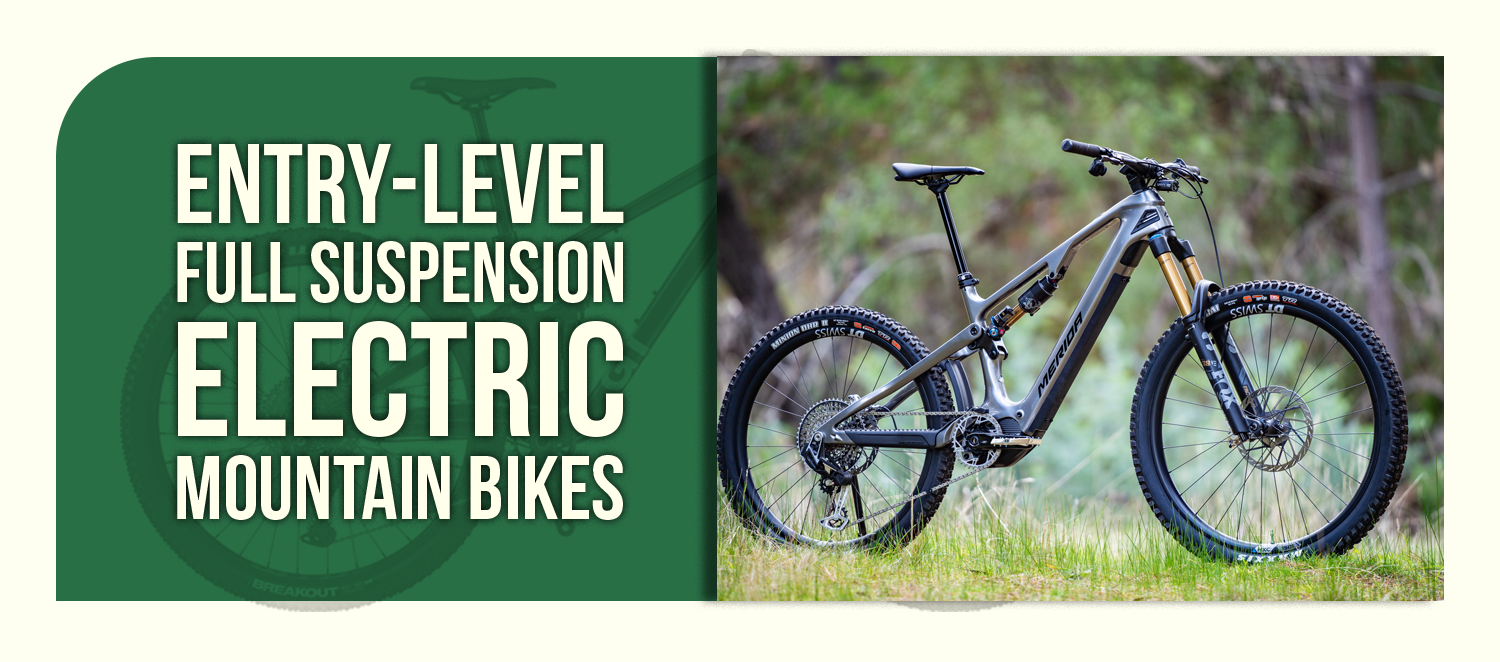 Entry-Level Full Suspension Electric Mountain Bikes