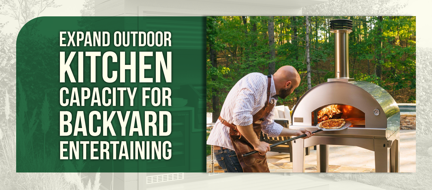 Expand Outdoor Kitchen Capacity for Backyard Entertaining