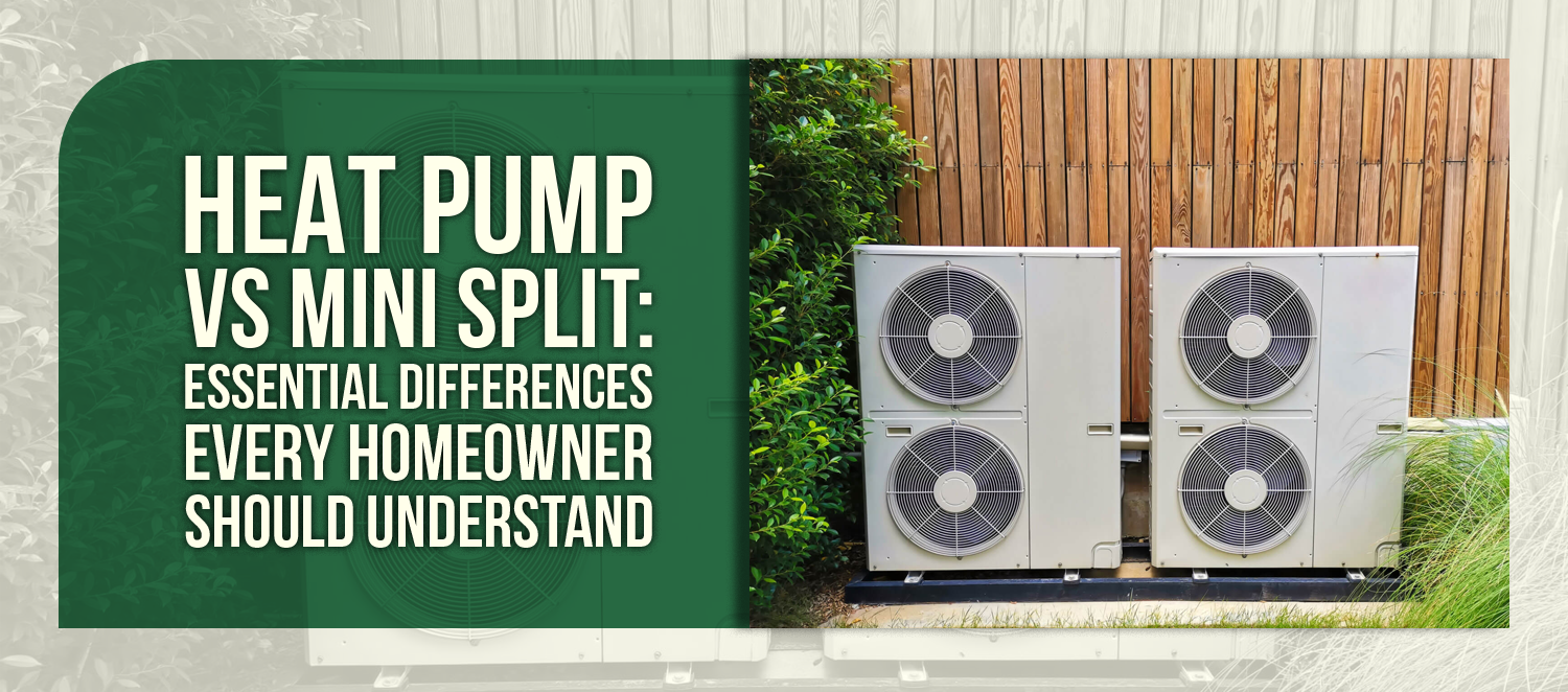 Heat Pump vs Mini Split: Essential Differences Every Homeowner Should Understand