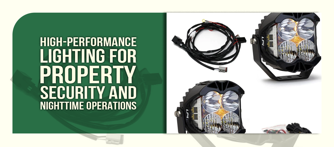 High-Performance Lighting for Property Security and Nighttime Operations
