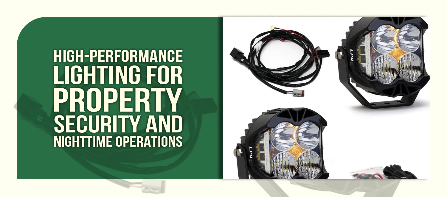 High-Performance Lighting for Property Security and Nighttime Operations
