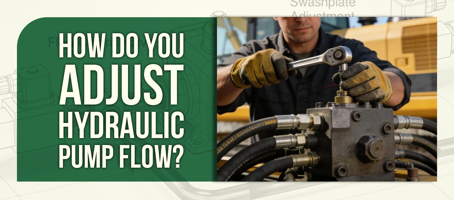 How Do You Adjust Hydraulic Pump Flow?