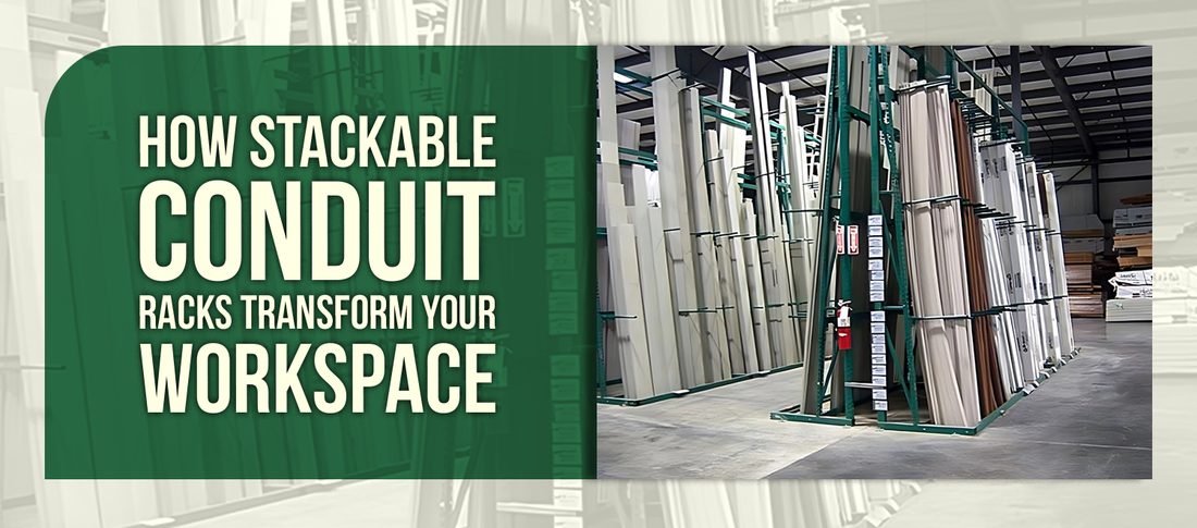 From Cluttered Floors to Organized Efficiency: How Stackable Conduit Racks Transform Your Workspace