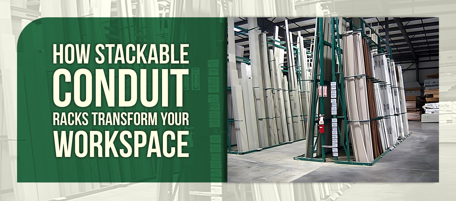 From Cluttered Floors to Organized Efficiency: How Stackable Conduit Racks Transform Your Workspace