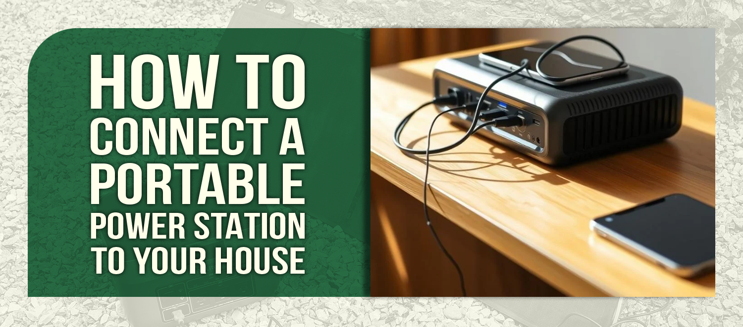 How To Connect a Portable Power Station To Your House