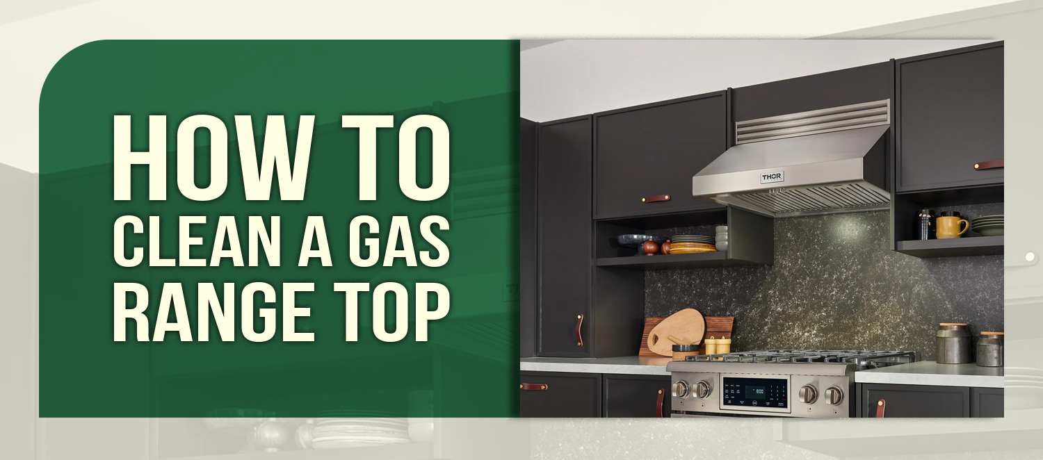 How to Clean a Gas Range Top