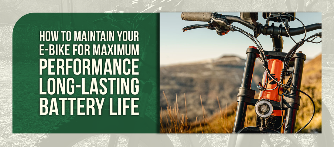 How to Maintain Your E-Bike for Maximum Performance  Long-Lasting Battery Life