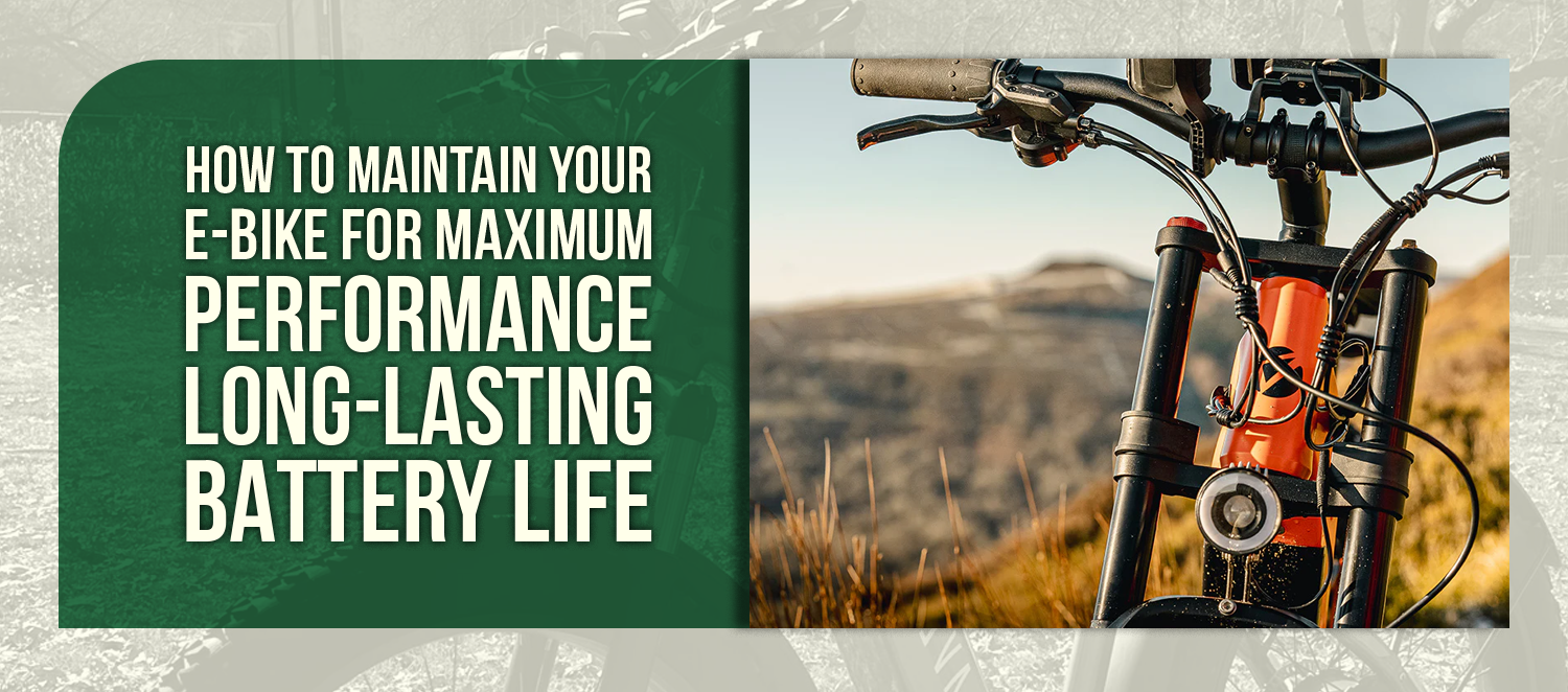 How to Maintain Your E-Bike for Maximum Performance  Long-Lasting Battery Life