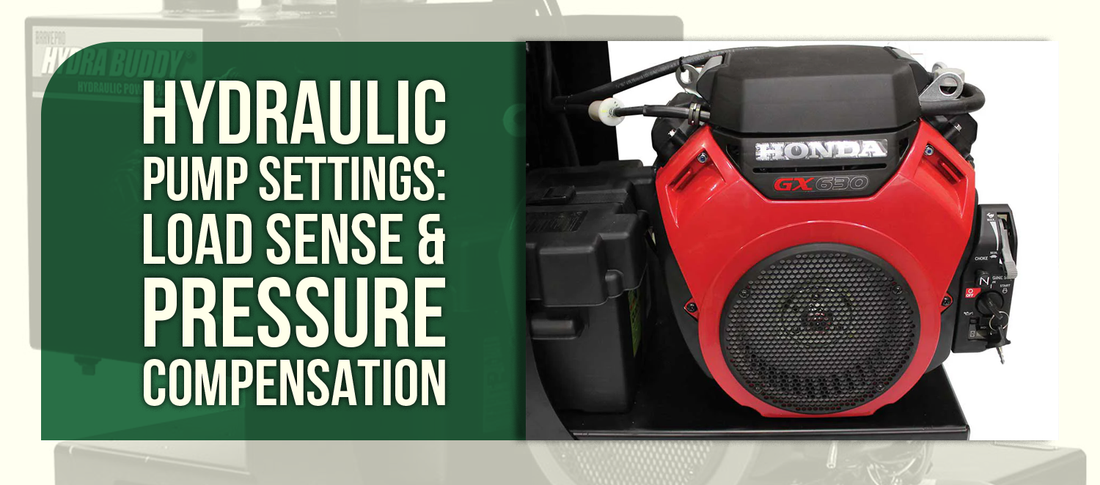 How to Adjust Load Sense & Pressure Compensator Settings on a Hydraulic Pump