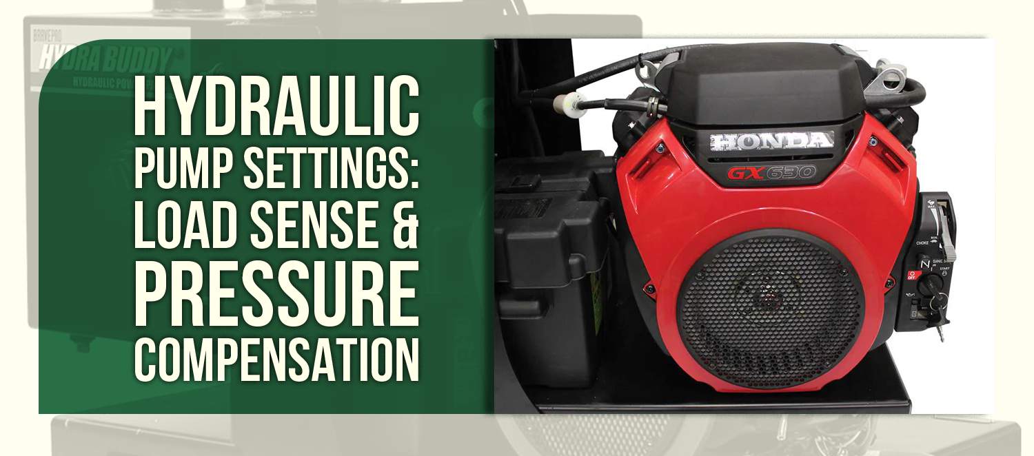 How to Adjust Load Sense & Pressure Compensator Settings on a Hydraulic Pump