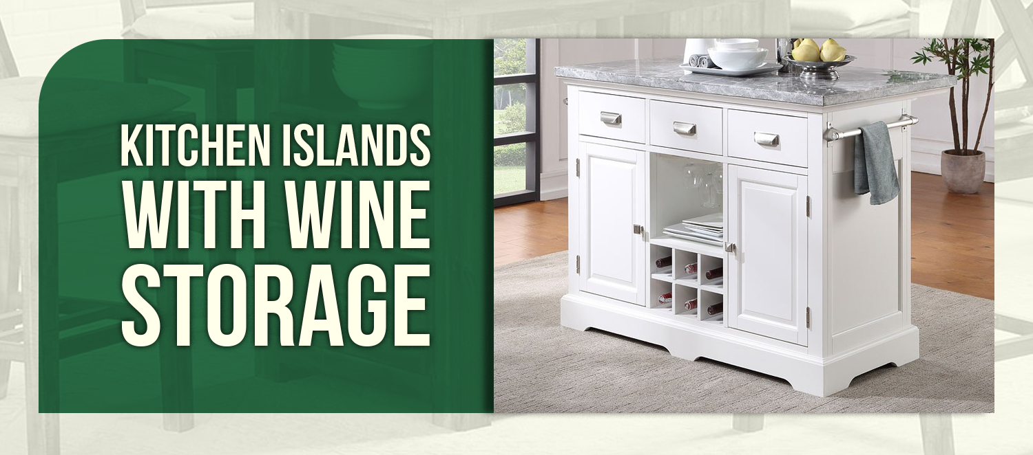 Kitchen Islands With Wine Storage