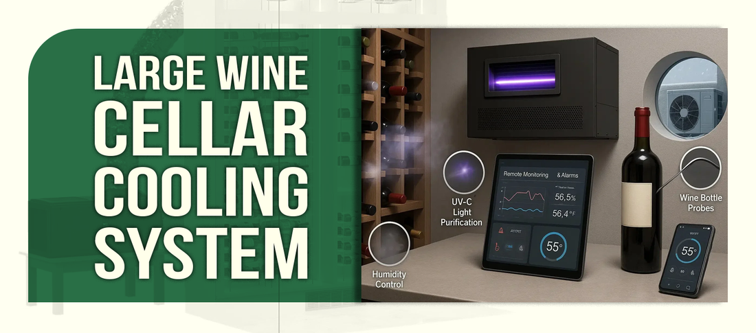 Large Wine Cellar Cooling System