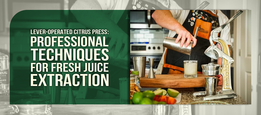 Lever-Operated Citrus Press: Professional Techniques for Fresh Juice Extraction