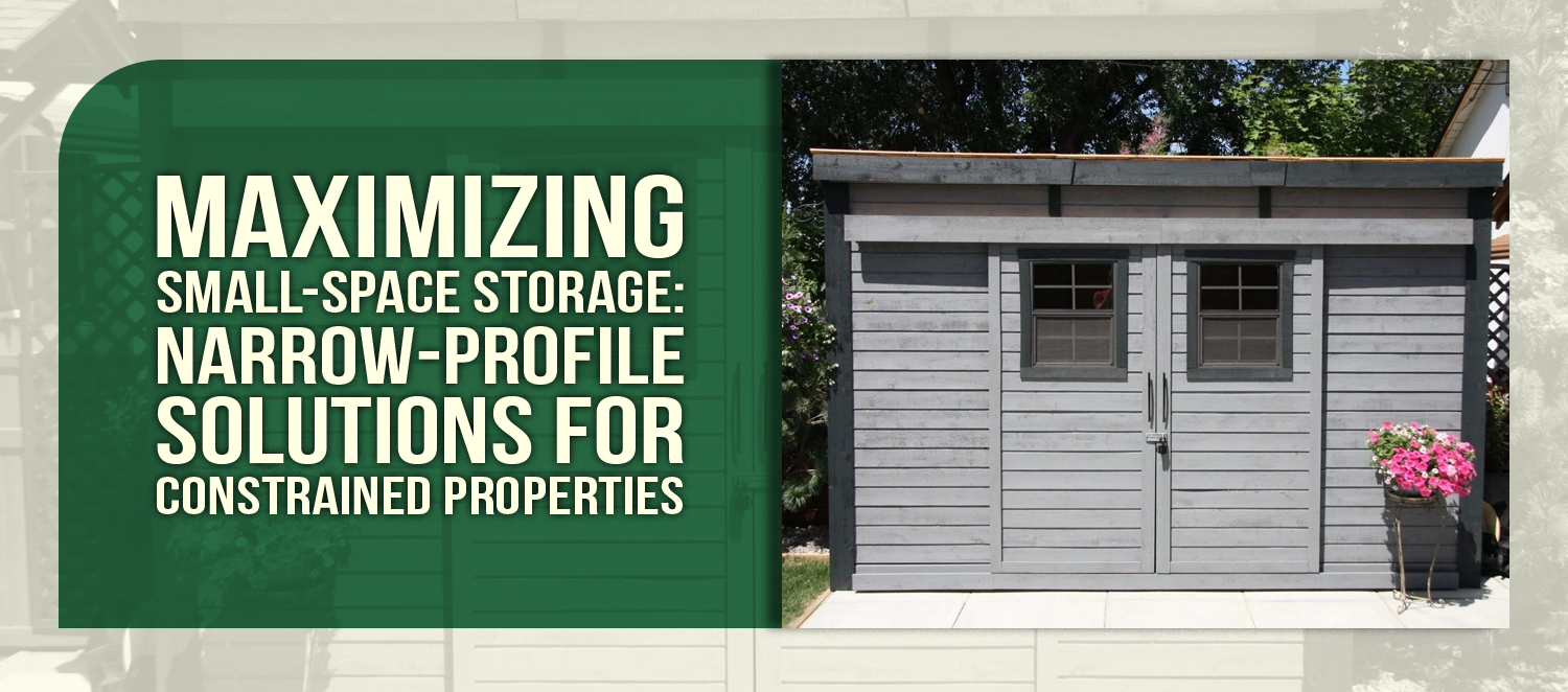 Maximizing Small-Space Storage: Narrow-Profile Solutions for Constrained Properties
