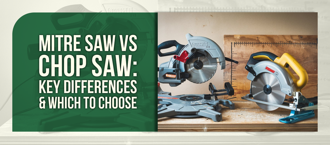 Mitre Saw vs Chop Saw: Key Differences & Which to Choose