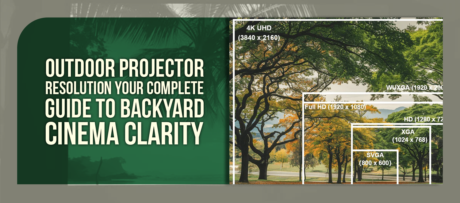 Outdoor Projector Resolution Your Complete Guide to Backyard Cinema Clarity