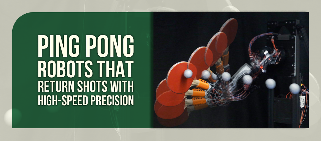 Ping Pong Robots That Return Shots with High-Speed Precision