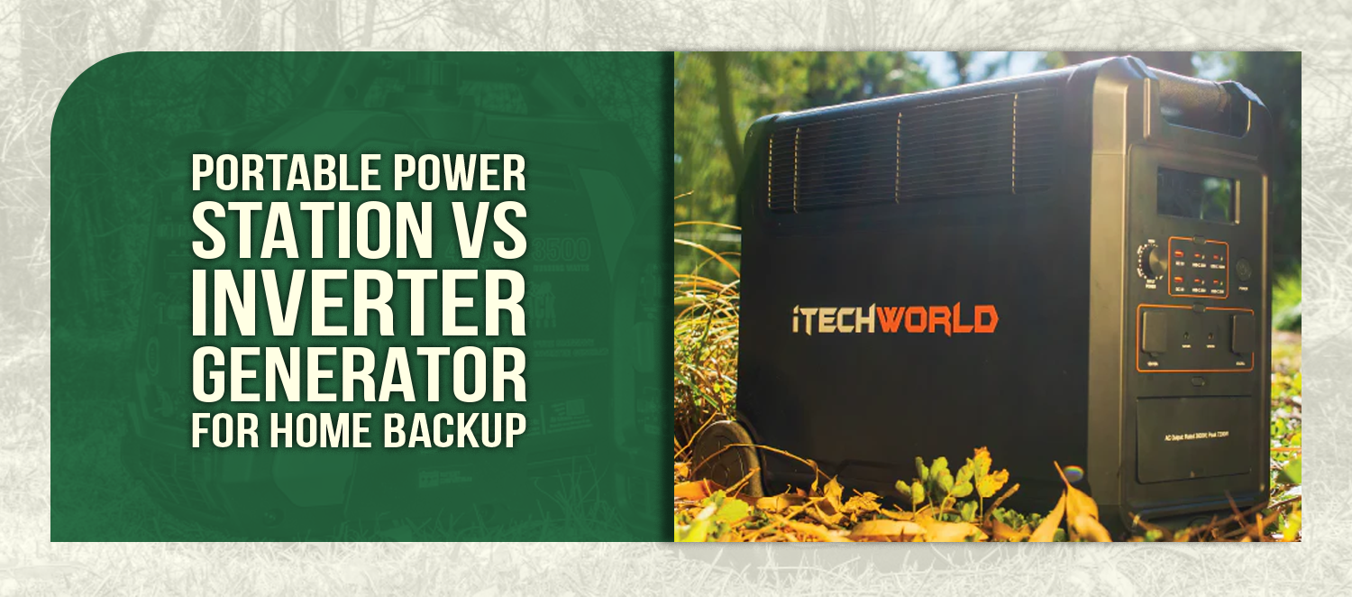 Portable Power Station vs Inverter Generator for Home Backup