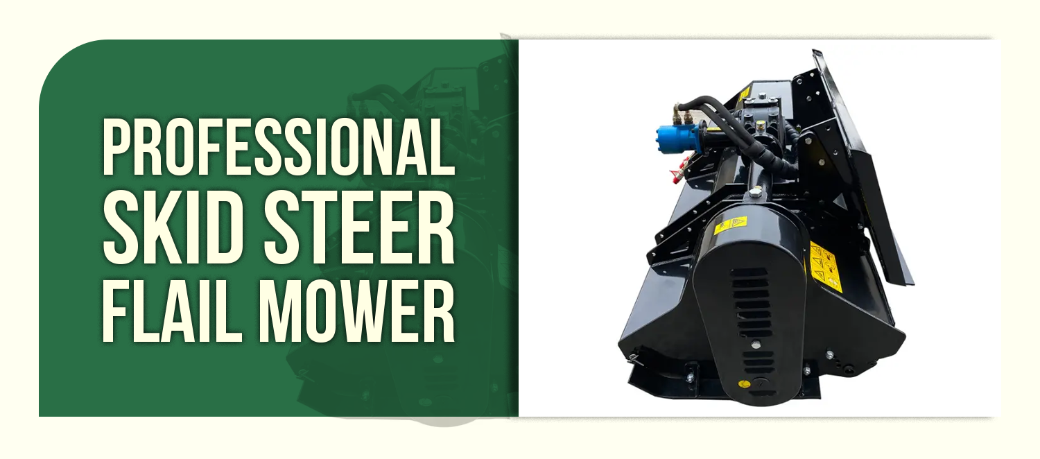 Professional Skid Steer Flail Mower