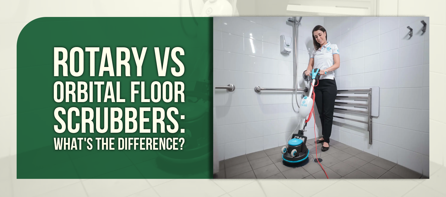 Rotary vs. Orbital Floor Scrubbers: What's the Difference?