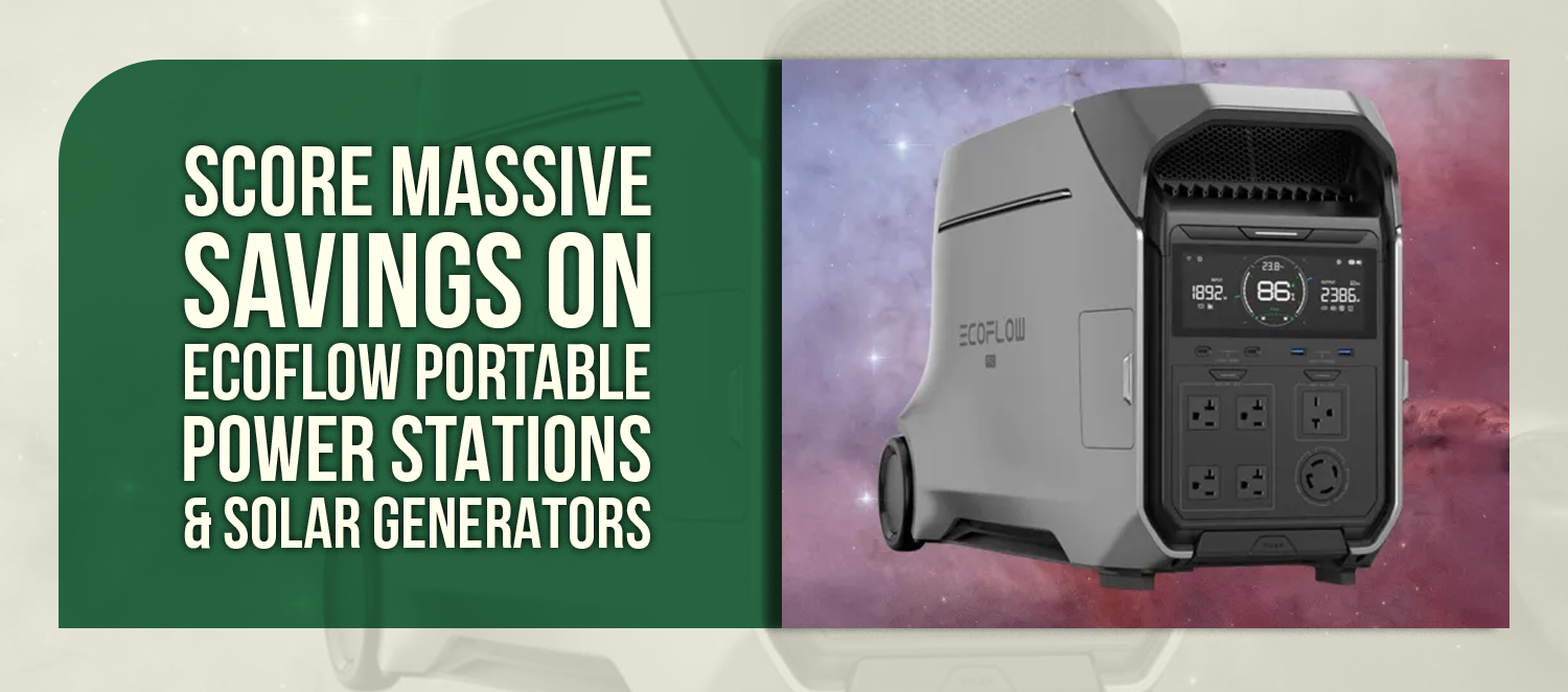 Score Massive Savings on EcoFlow Portable Power Stations & Solar Generators