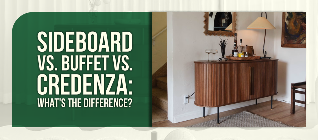 Sideboard vs. Buffet vs. Credenza: What's the Difference?