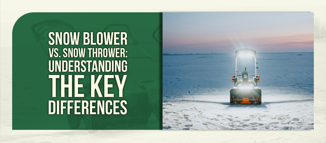 Snow Blower vs. Snow Thrower: Understanding the Key Differences