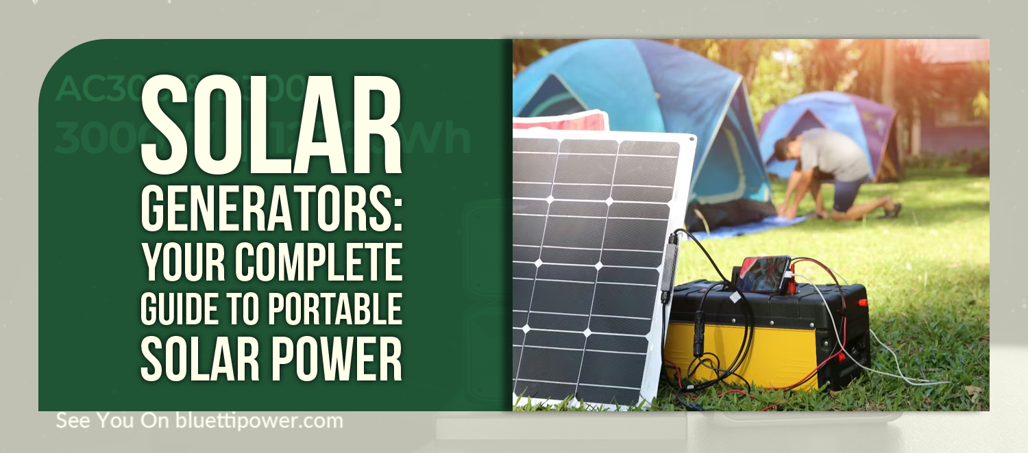 Solar Generators: Your Complete Guide to Portable Solar Power