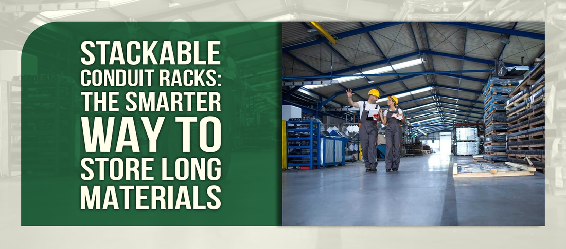 Stackable Conduit Racks: The Smarter Way to Store Long Materials