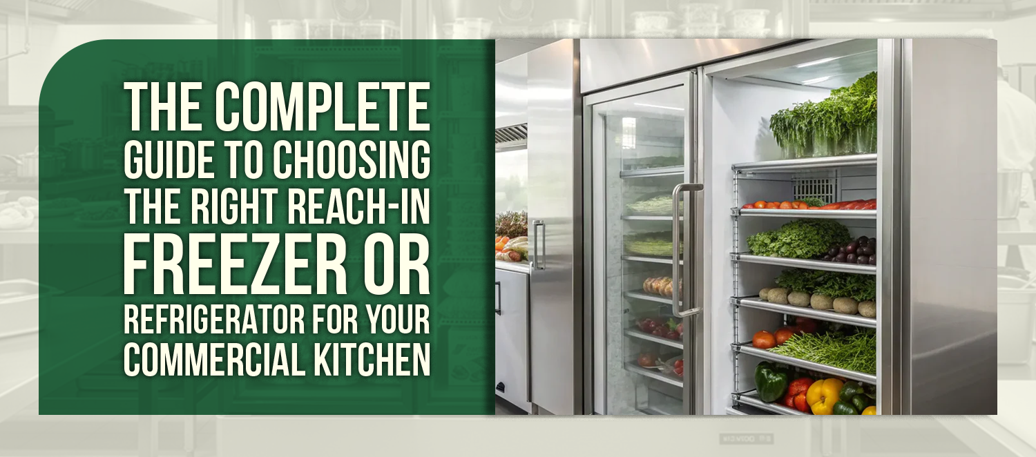 The Complete Guide to Choosing the Right Reach-In Freezer or Refrigerator for Your Commercial Kitchen