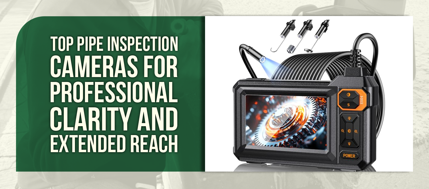 Top Pipe Inspection Cameras for Professional Clarity and Extended Reach