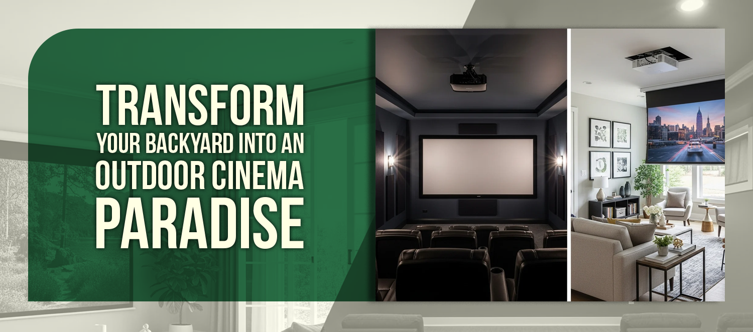 Transform Your Backyard into an Outdoor Cinema Paradise