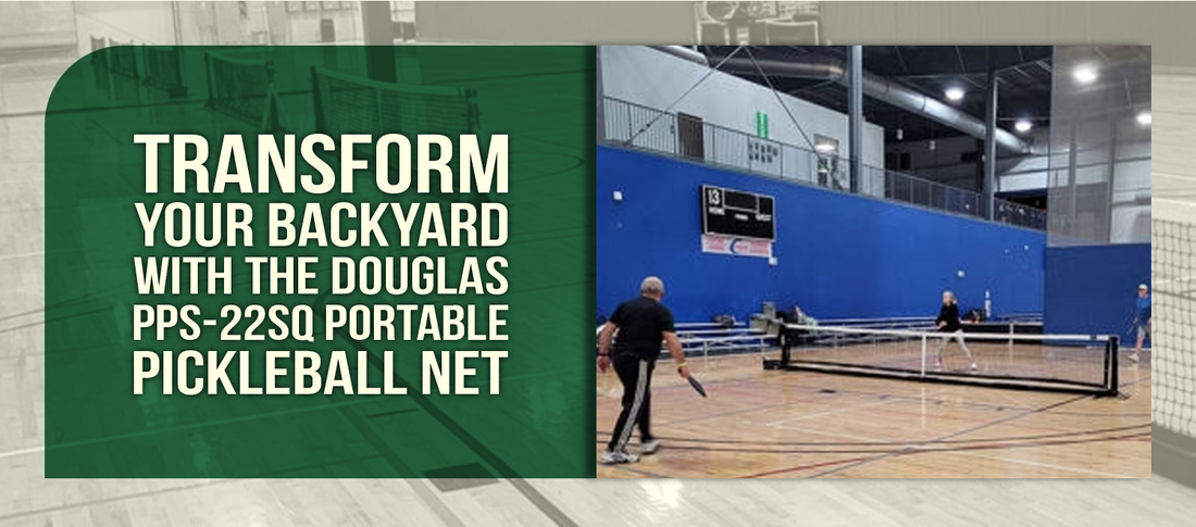 Transform Your Backyard with the Douglas PPS-22SQ Portable Pickleball Net