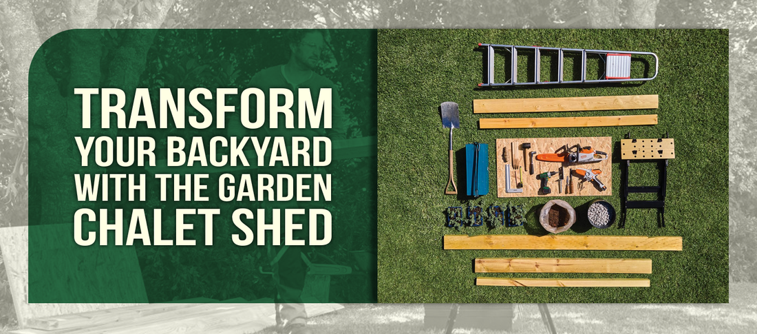 Transform Your Backyard with the Garden Chalet Shed