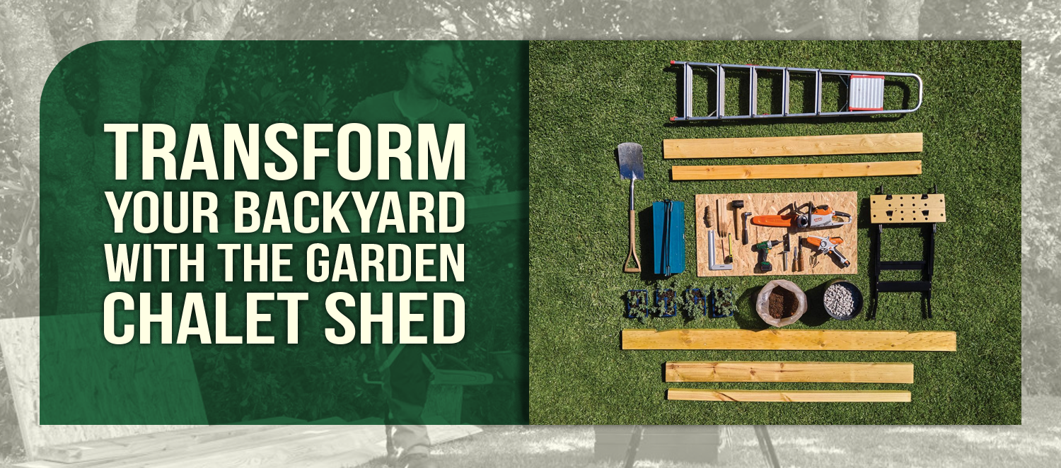 Transform Your Backyard with the Garden Chalet Shed
