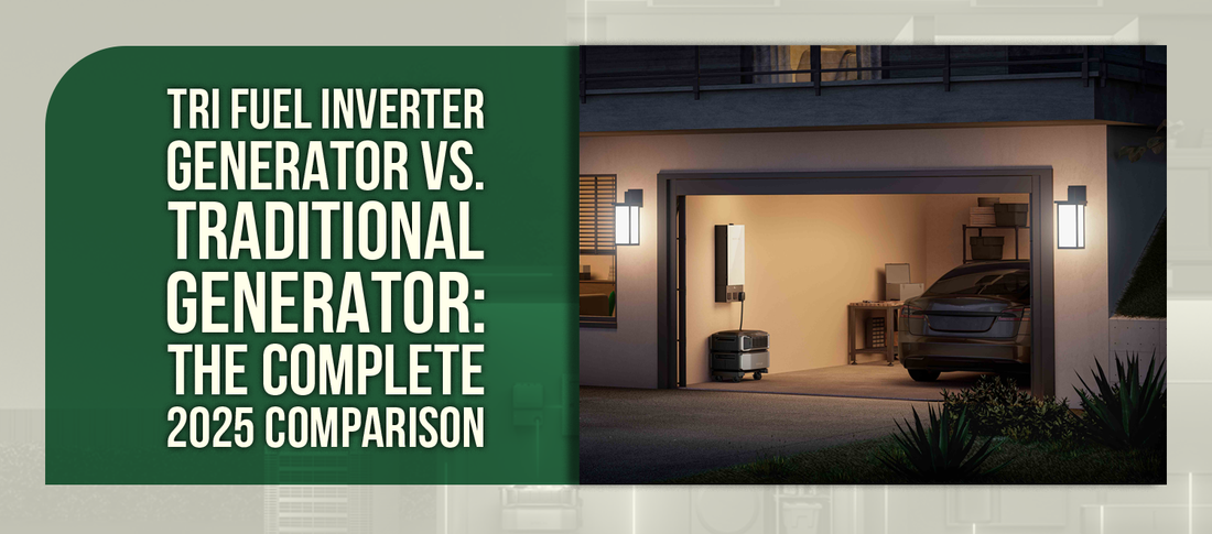 Tri Fuel Inverter Generator vs. Traditional Generator: The Complete 2025 Comparison