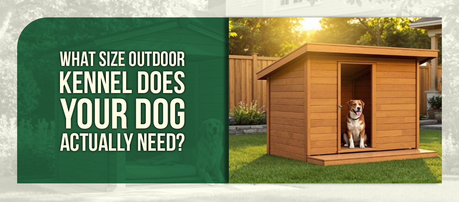 What Size Outdoor Kennel Does Your Dog Actually Need?