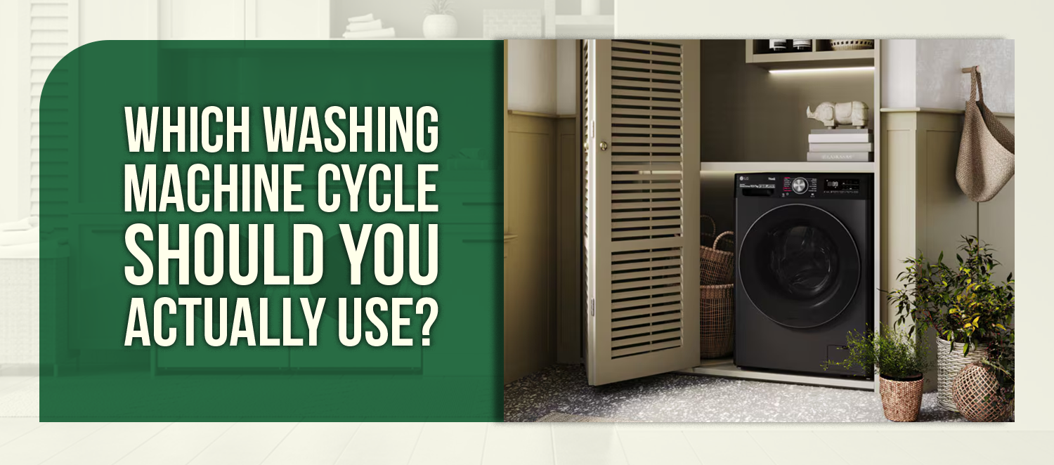 Which Washing Machine Cycle Should You Actually Use?