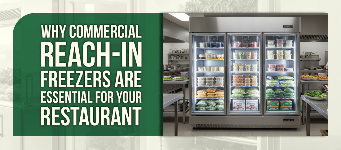 Why Commercial Reach-In Freezers Are Essential for Your Restaurant